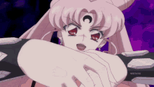 Sailor Moon Black Lady GIF - Sailor Moon Black Lady Hug Self GIFs