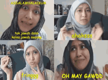 Assalamualaikum Hijaber GIF - Salam Assalamualaikum Hijab GIFs