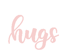 Hugs Handlettered Hugs Sticker - Hugs Handlettered Hugs Brushlettered Hugs Stickers