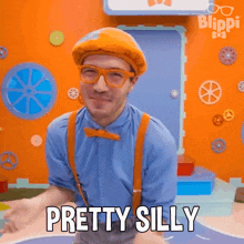 Pretty Silly Blippi GIF - Pretty Silly Blippi Blippi Wonders - Educational Cartoons For Kids GIFs