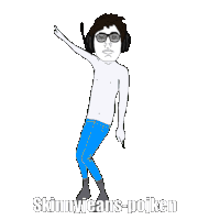 Skinnyjeans-pojken Sticker - Skinnyjeans-pojken Stickers