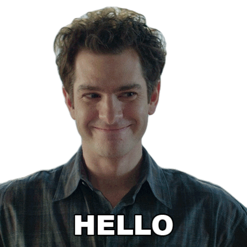 Hello Jon Larson Sticker - Hello Jon Larson Andrew Garfield Stickers