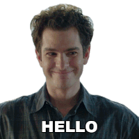 Hello Jon Larson Sticker - Hello Jon Larson Andrew Garfield Stickers