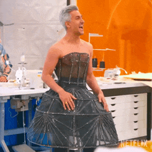 Laughing Tan France GIF - Laughing Tan France Next In Fashion GIFs