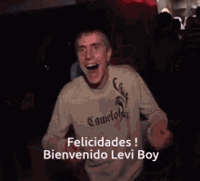 Bienvenido Levi Welcome Levi GIF - Bienvenido Levi Welcome Levi Congratulations GIFs
