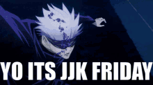 Jjk Friday Satoru Gojo GIF - Jjk Friday Satoru Gojo Gojo GIFs