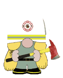 gnome fire fighter