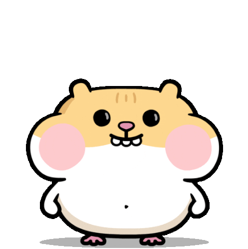 Hamster Checks If You'Re There Sticker - Because Baby Animals Cute Squishy  - Discover & Share GIFs