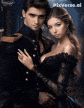 a picture of a man and a woman with pixverse.ai written on the bottom right