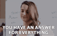 Know It All Answer GIF - Know It All Answer Answer For Everything GIFs