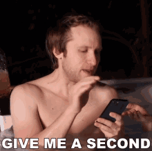 Give Me A Second Jesse Ridgway GIF - Give Me A Second Jesse Ridgway Mcjuggernuggets GIFs
