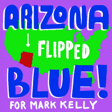 arizona az flipped blue democrat winner
