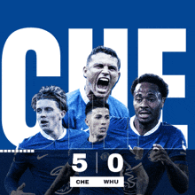 Chelsea F.C. (5) Vs. West Ham United F.C. (0) Post Game GIF