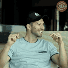 Laughing Mark Wood GIF - Laughing Mark Wood Quick Heal Bhajji Blast With Csk GIFs