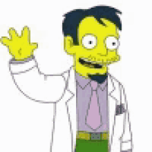 dr nick good afternoon doctor simpsons blink