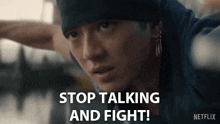Stop Talking And Fight Roronoa Zoro GIF - Stop Talking And Fight Roronoa Zoro One Piece GIFs