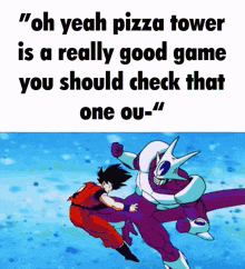 Pizza Tower Cooler GIF - Pizza Tower Cooler Dbz GIFs