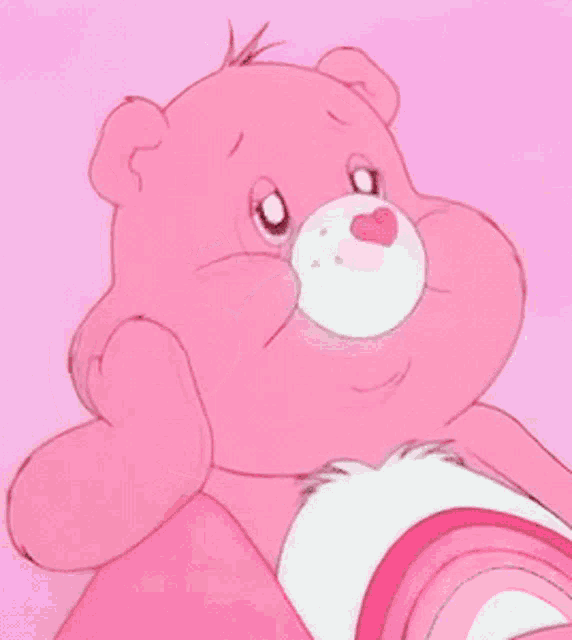 Care Bare Pink GIF - Care Bare Pink Hearts - Discover & Share GIFs