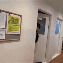 a bulletin board with a yellow poster on it that says youth are heroes
