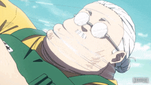a cartoon of a man with glasses and the word netflix in the corner