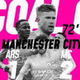 manchester city scored a goal against arsenal in a soccer game