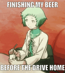 Fuuka Persona 3 GIF - Fuuka Persona 3 Beer GIFs