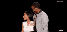 Meek Mill And Nicki Minaj At Bet Awards GIF - Meek Meekmill Nickiminaj GIFs