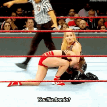 Natalya Ronda Rousey GIF - Natalya Ronda Rousey You Guys Like Ronda GIFs