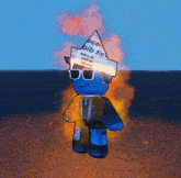 Fire Blueman GIF - Fire Blueman Happy GIFs
