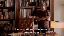 I Respect You Too Much To Let You Live GIF - New Girl Nick Miller Duck GIFs