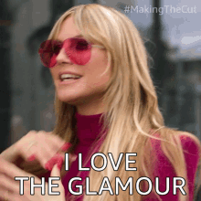 I Love The Glamour Heidi Klum GIF - I Love The Glamour Heidi Klum Making The Cut GIFs