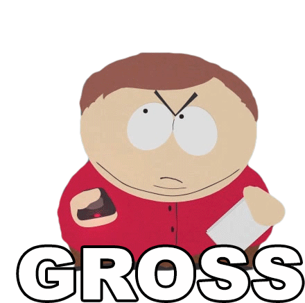 Gross Eric Cartman Sticker - Gross Eric Cartman South Park Stickers