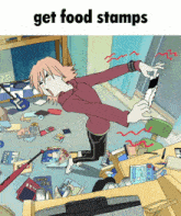 Food Stamps Flcl GIF - Food Stamps Flcl Haruko GIFs