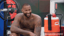 Cracking Up Demarcus Cousins GIF
