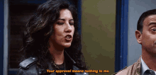 Unimpressed GIF - Brooklyn Nine Nine Your Approval Means Nothing To Me Idc GIFs