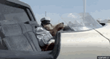 Chimp Driving GIF - Chimp Driving Middle Finger GIFs