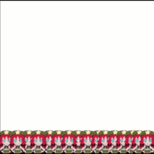 a row of cartoon characters with red hair are lined up in a row