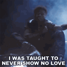 I Was Taught To Never Show No Love Roddy Ricch GIF - I Was Taught To Never Show No Love Roddy Ricch Big Stepper Song GIFs