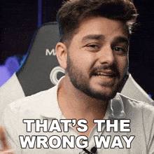 That'S The Wrong Way Of Looking At It Ignace Aleya GIF - That'S The Wrong Way Of Looking At It Ignace Aleya That'S Not The Most Accurate Way To View It GIFs