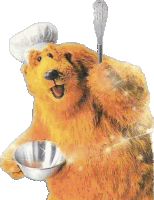 Chef Bear Bear In The Big Blue House Sticker