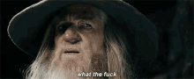 What The Fuck GIF - Lord Of The Rings Gandalf What The Fuck GIFs