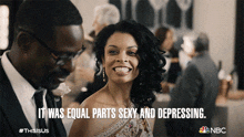 it was equal parts sexy and depressing beth pearson randall pearson susan kelechi watson sterling k brown