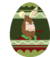 Easter Easter Egg Sticker