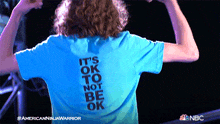 Its Ok To Not Be Ok American Ninja Warrior GIF - Its Ok To Not Be Ok American Ninja Warrior Check Out My Shirt GIFs