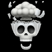 Skull Head GIF - Skull Head Explosion GIFs