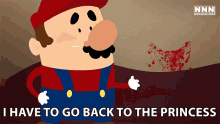 I Have To Go Back To The Princess Mario GIF