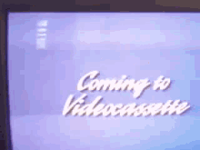 Coming To Videocassette GIF