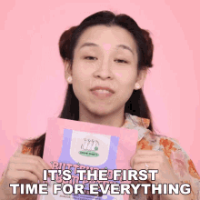 Its The First Time For Everything Tina Yong GIF - Its The First Time For Everything Tina Yong First Time Ever GIFs