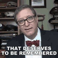 That Deserves To Be Remembered Lance Geiger GIF - That Deserves To Be Remembered Lance Geiger The History Guy GIFs