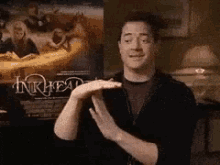 Brendan Fraser Pause GIF - Brendan Fraser Pause Time Out GIFs